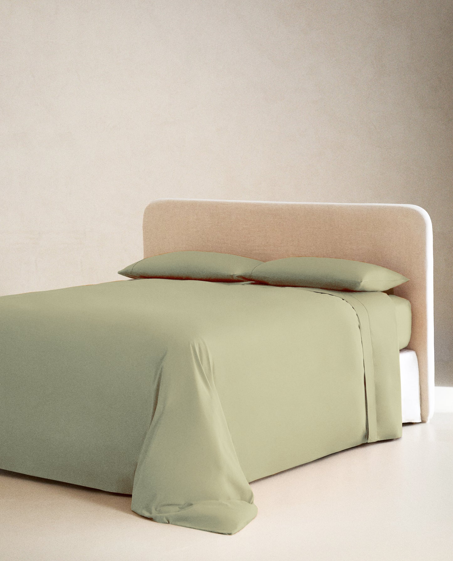 TEA GREEN | SOLID FLAT SHEET | 210TC