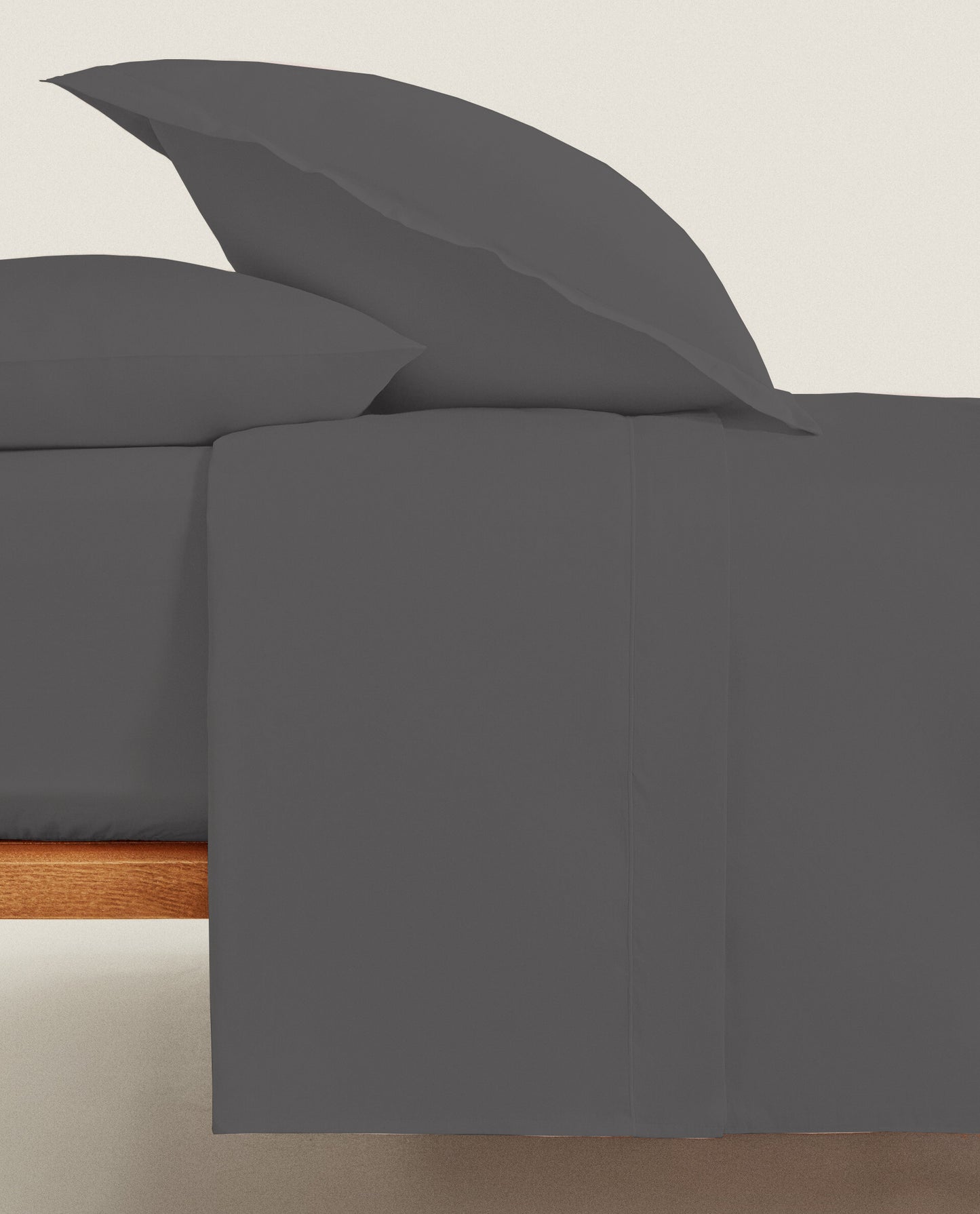 DARK GREY | SOLID FLAT SHEET | 210TC