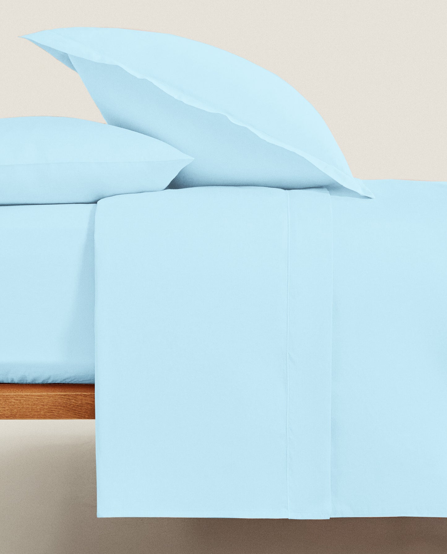 SKY BLUE | SOLID FLAT SHEET | 210TC