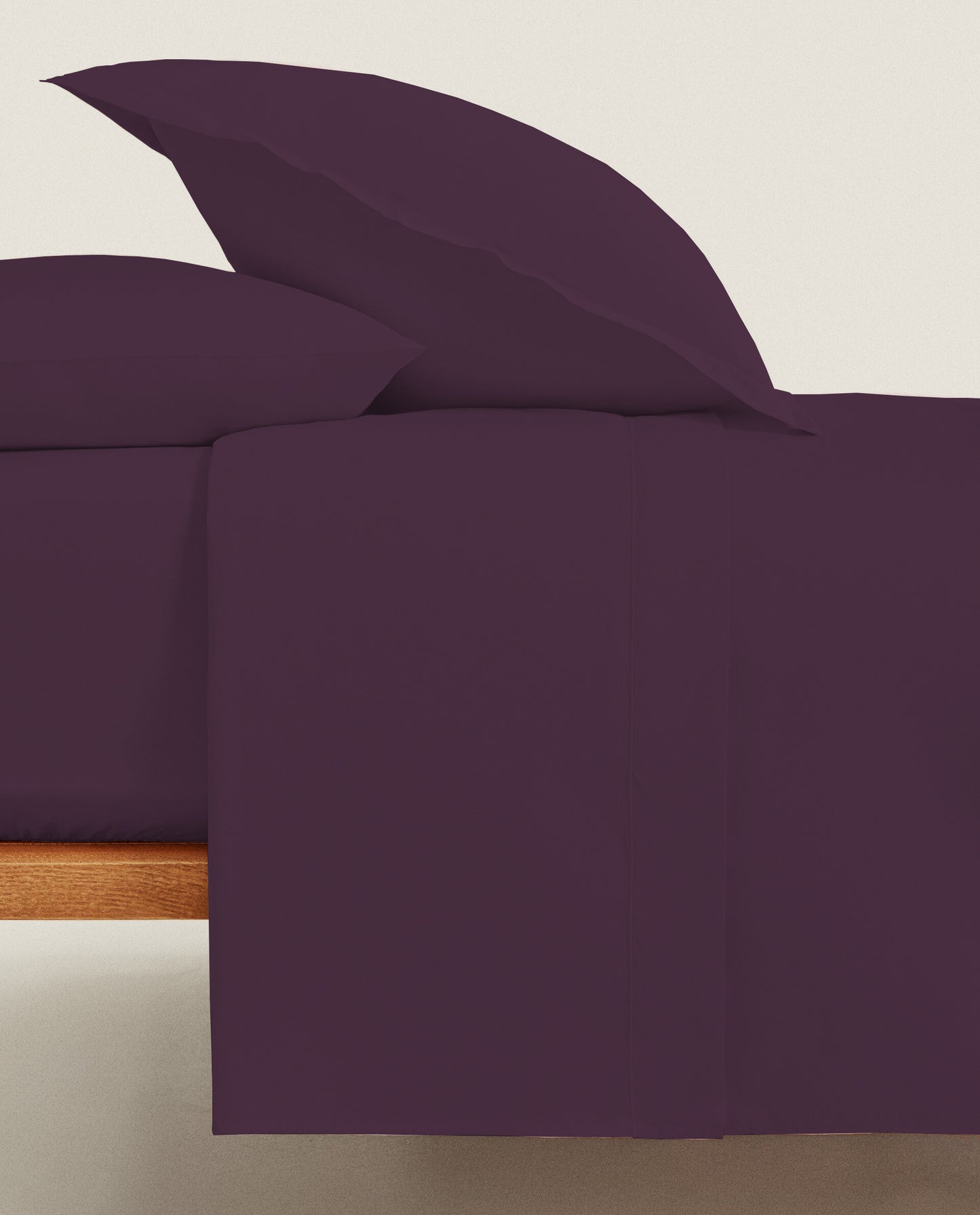 PLUM | SOLID FLAT SHEET | 300TC