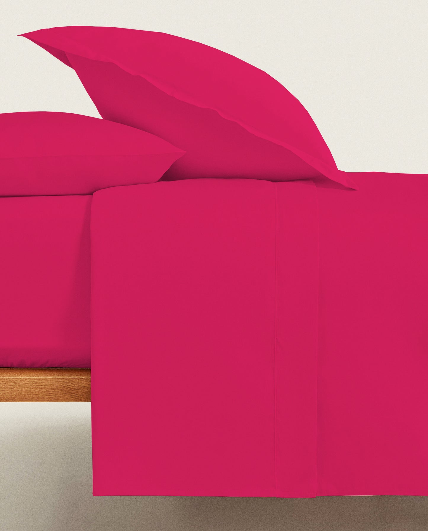 HOT PINK | SOLID FLAT SHEET | 210TC