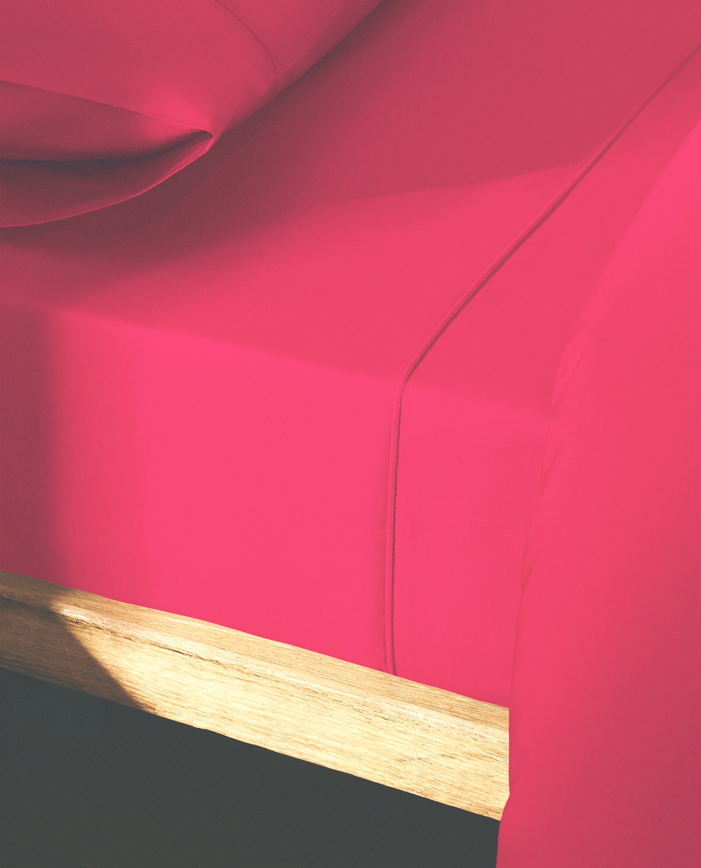 HOT PINK | SOLID FLAT SHEET | 210TC