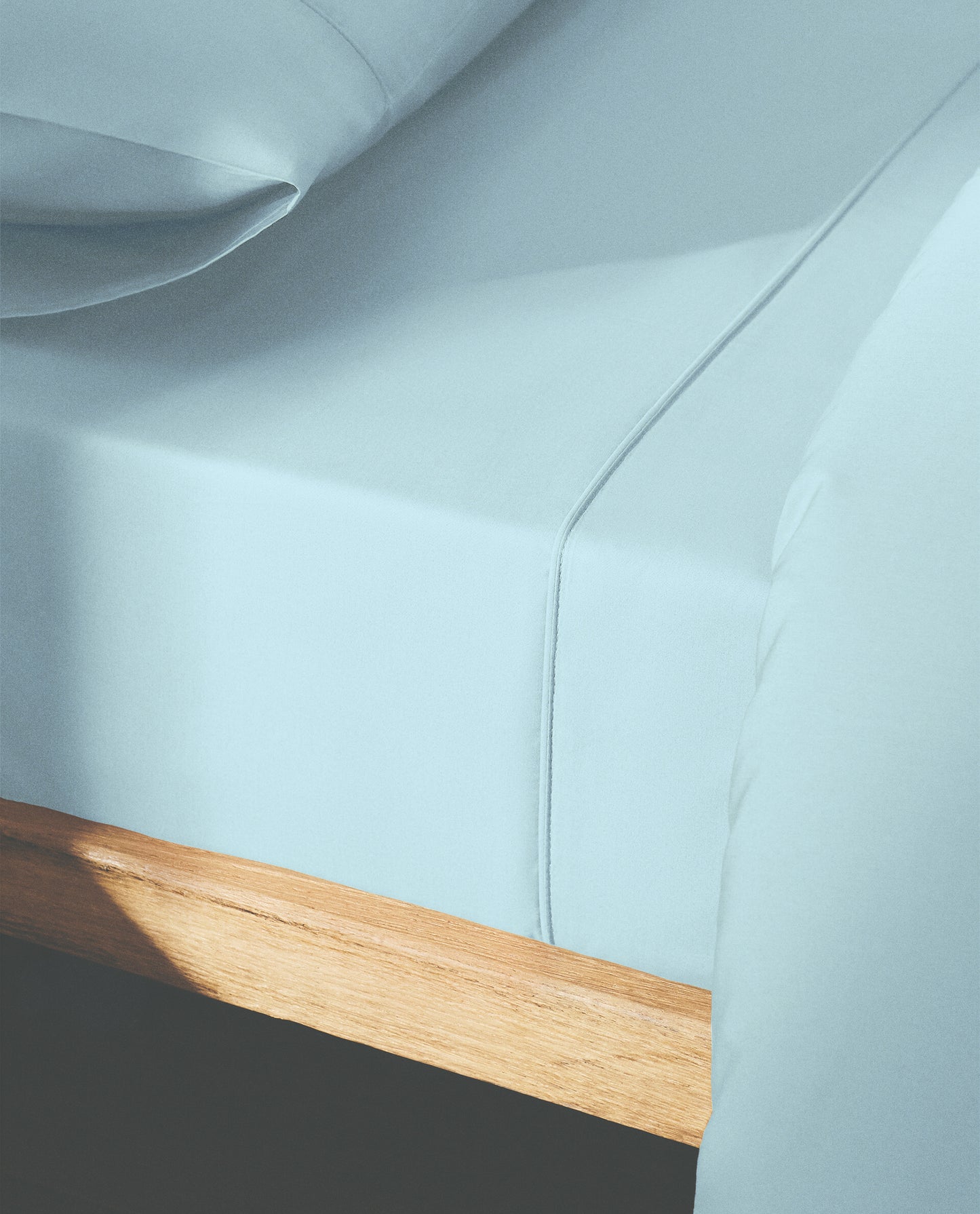 SKY BLUE | SOLID FLAT SHEET | 210TC