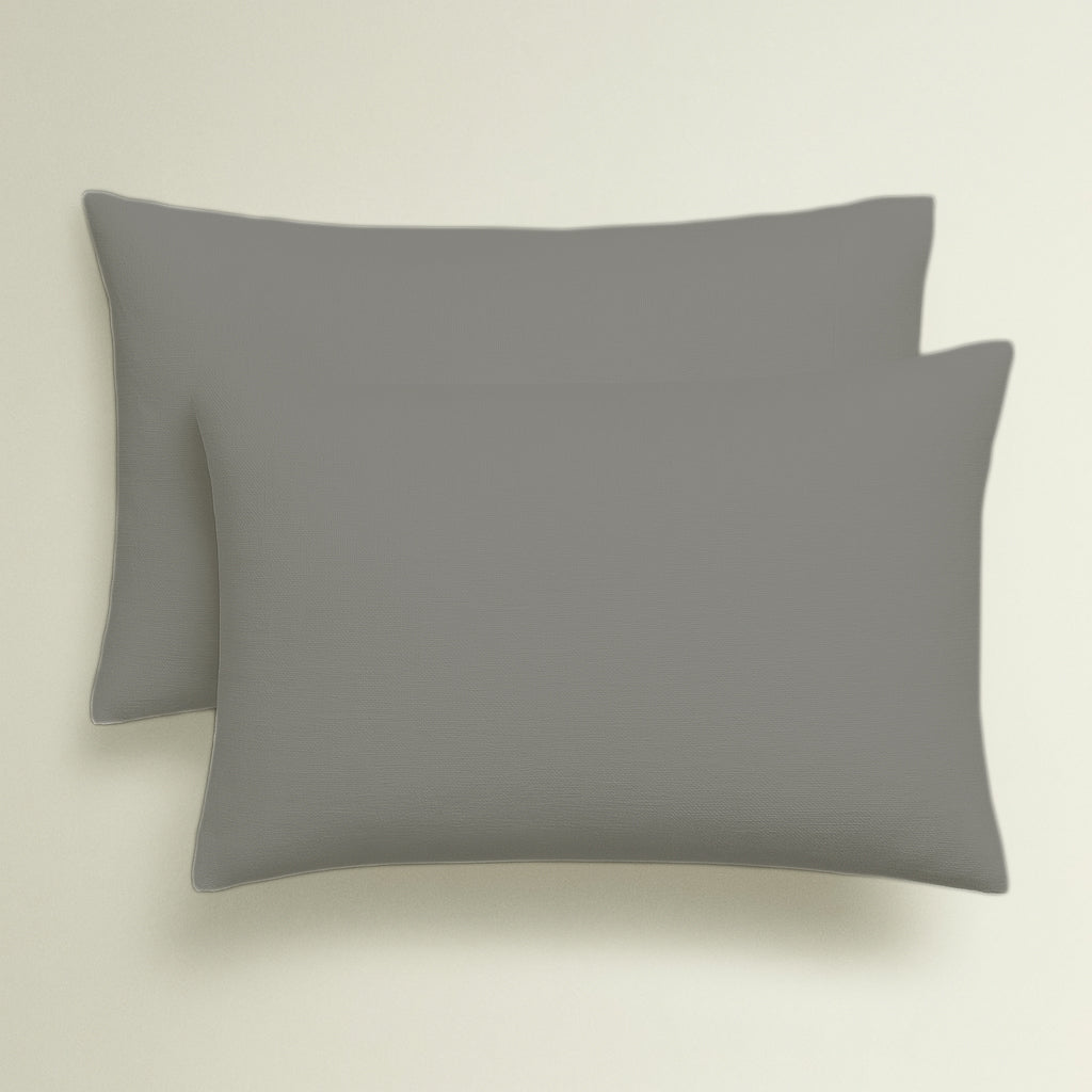 ASH GREY | PILLOW COVER | SET OF 2