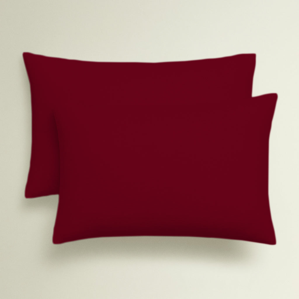 BURGUNDY | PILLOW COVER | SET OF 2