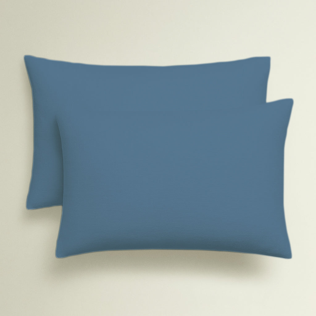MED BLUE | PILLOW COVER | SET OF 2