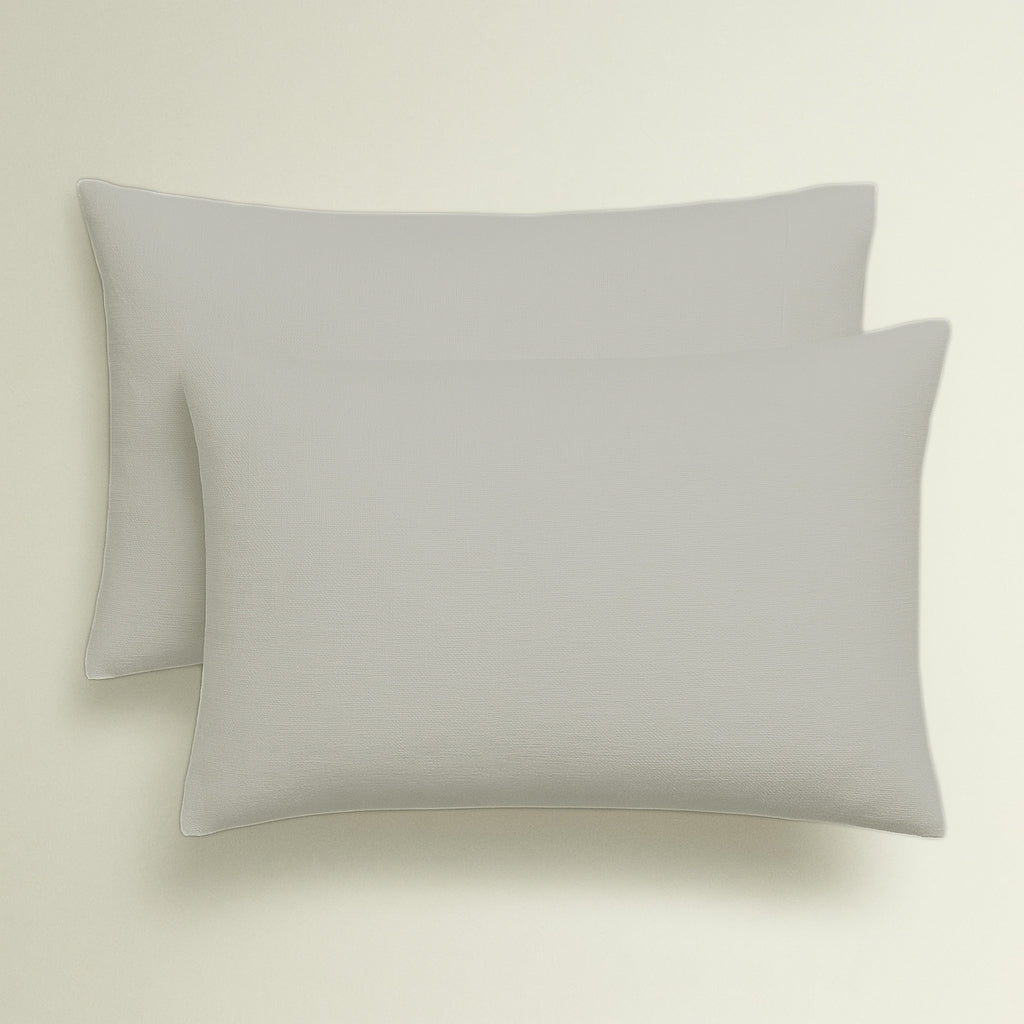 SILVER GREY | PILLOW COVER | SET OF 2