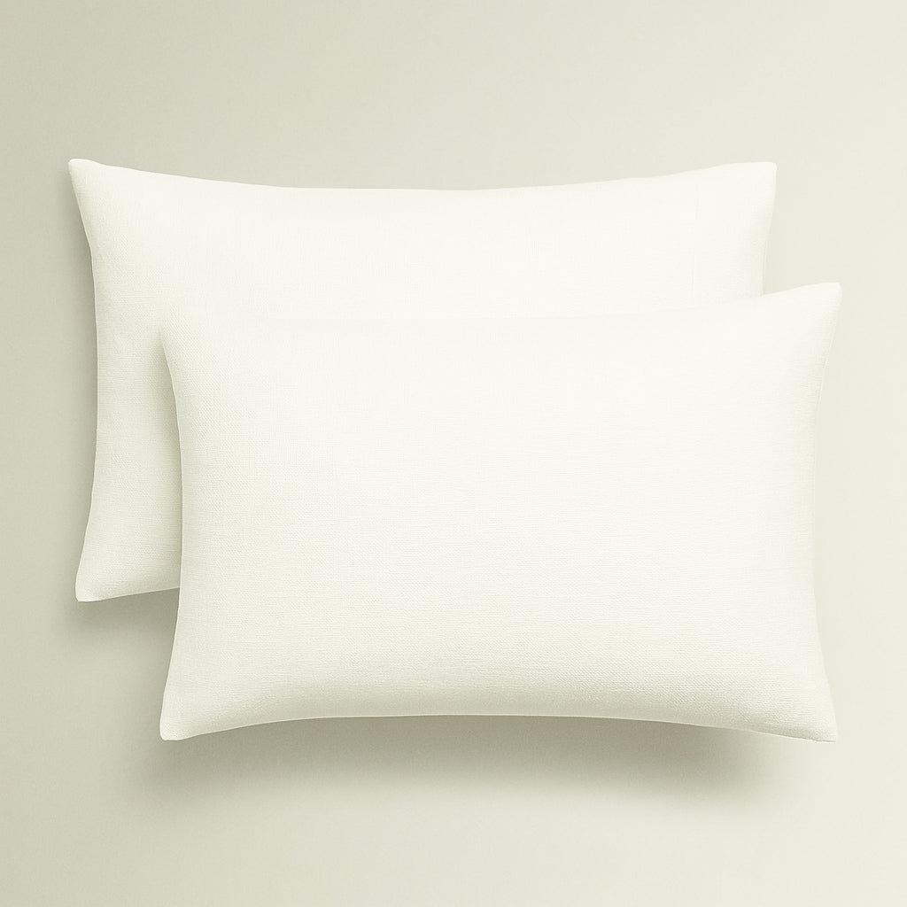 WHITE | PILLOW COVER | SET OF 2