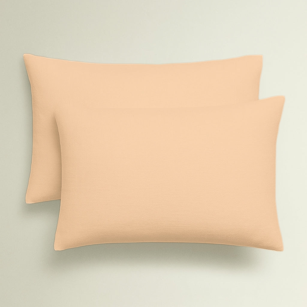 PILLOW COVERS | SET OF 2 | 100% ORGANIC COTTON | PERCALE