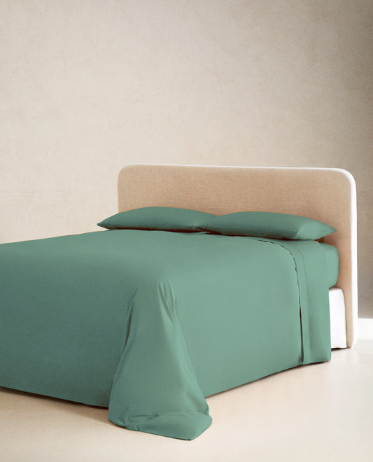 TEA GREEN | SOLID FLAT SHEET | 210TC