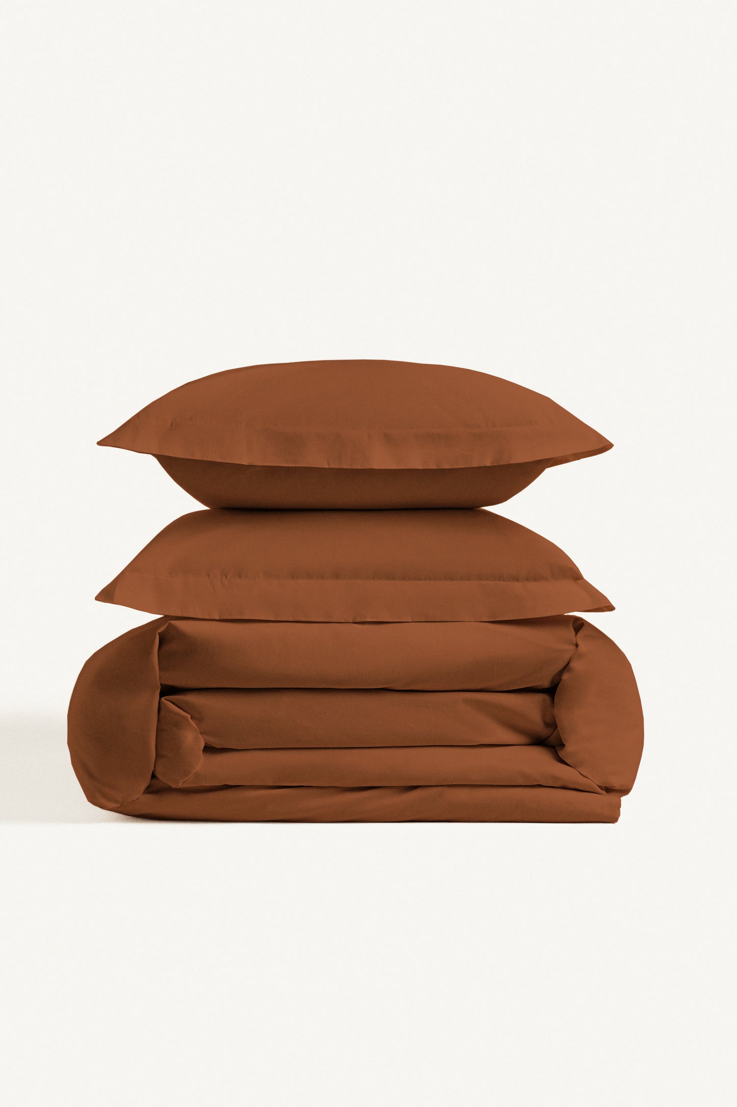 BURNT ORANGE | SOLID FLAT SHEET | 210TC