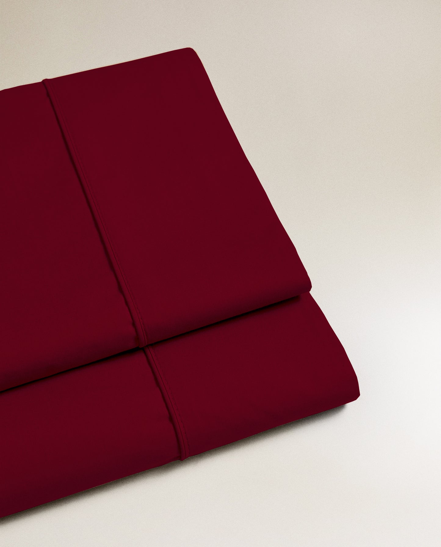 BURGUNDY | SOLID FLAT SHEET | 300TC