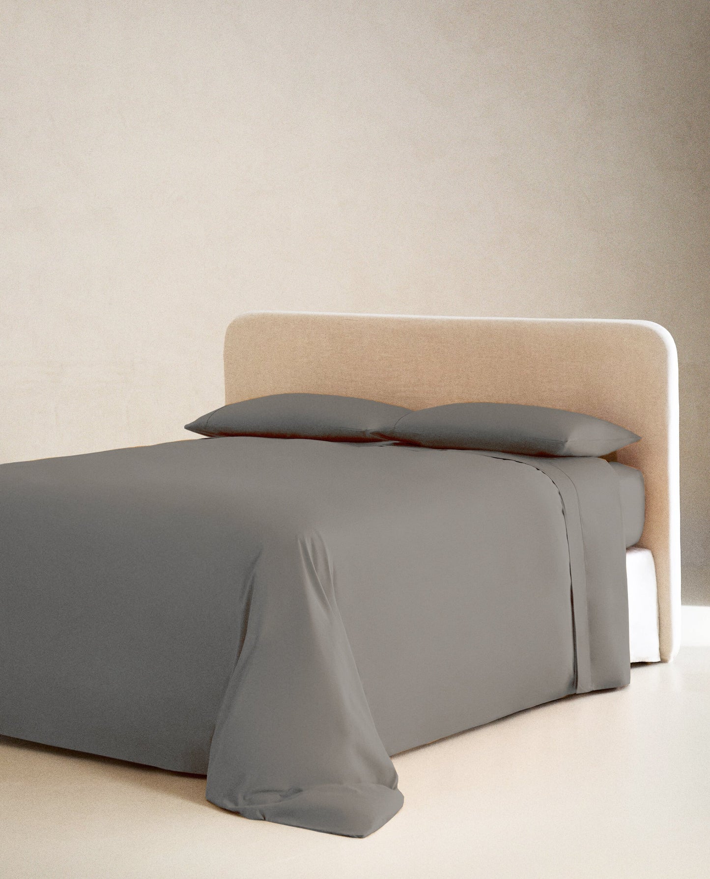 ASH GREY | SOLID FLAT SHEET | 210TC