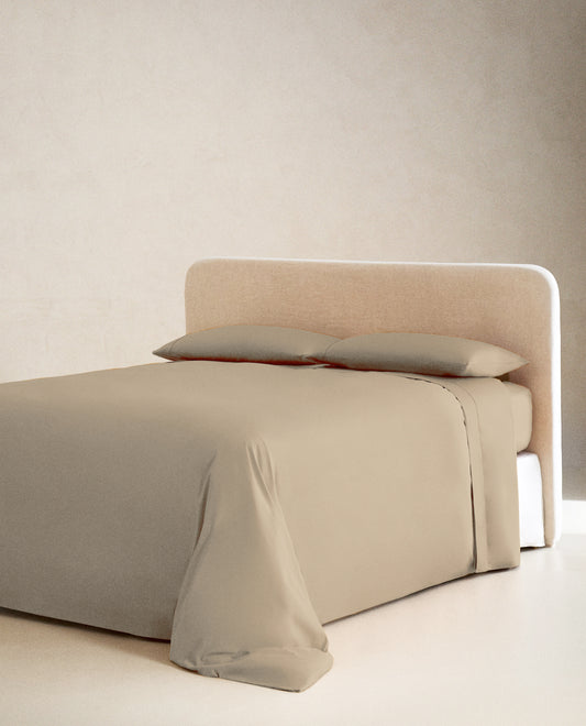 KHAKI | SOLID FLAT SHEET | 300TC