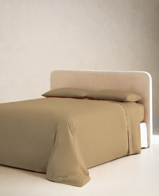 TAUPE | SOLID FLAT SHEET | 210TC