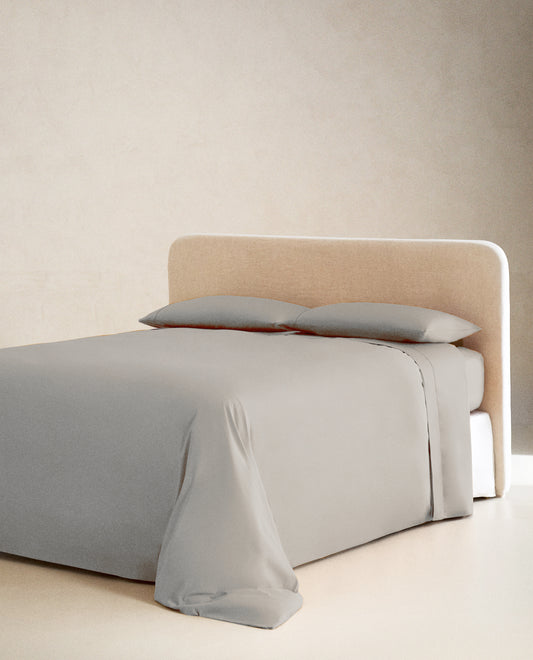 SILVER GREY | SOLID FLAT SHEET | 300TC