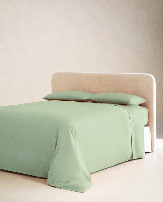OLIVE | SOLID FLAT SHEET | 300TC
