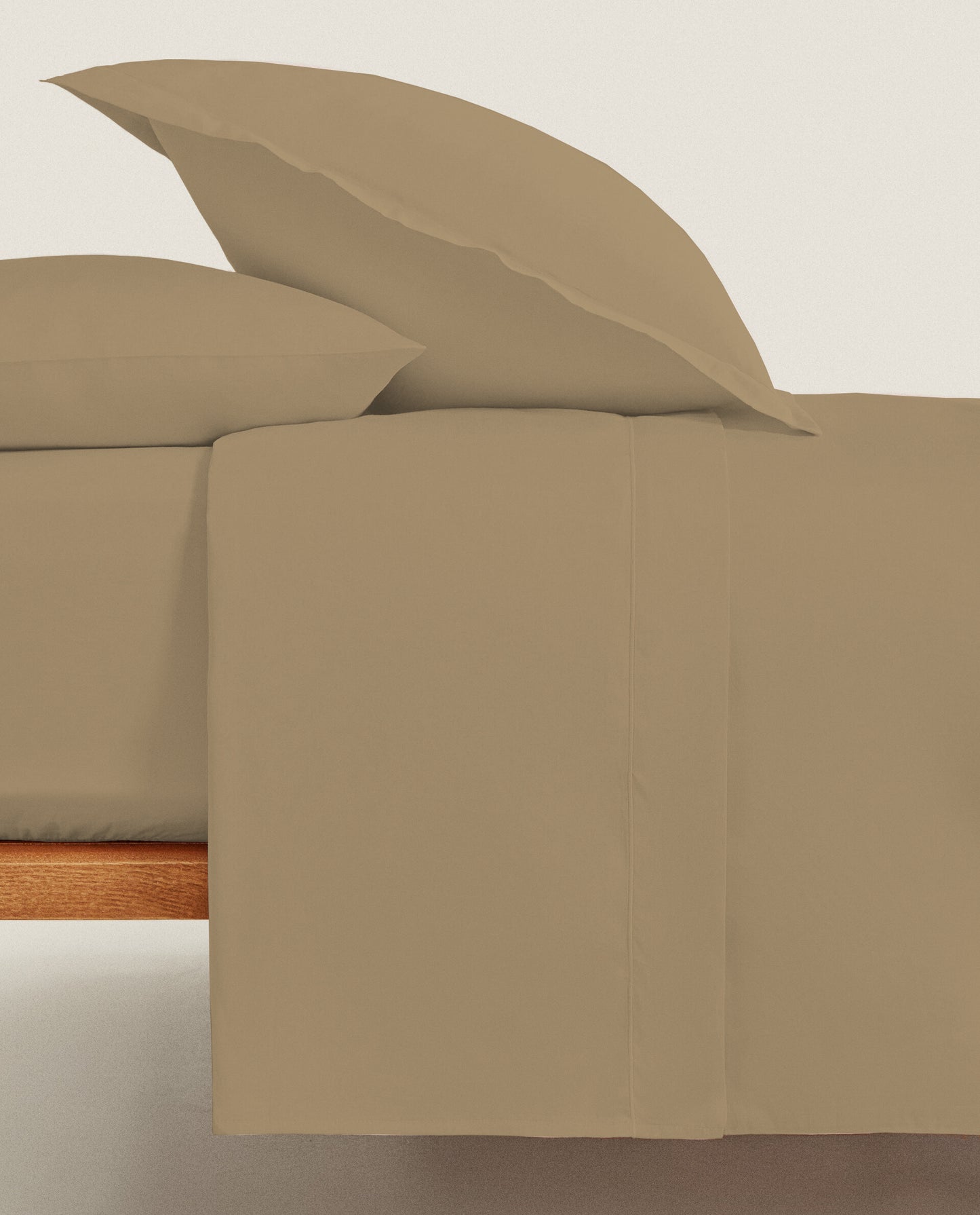 TAUPE | SOLID FLAT SHEET | 210TC