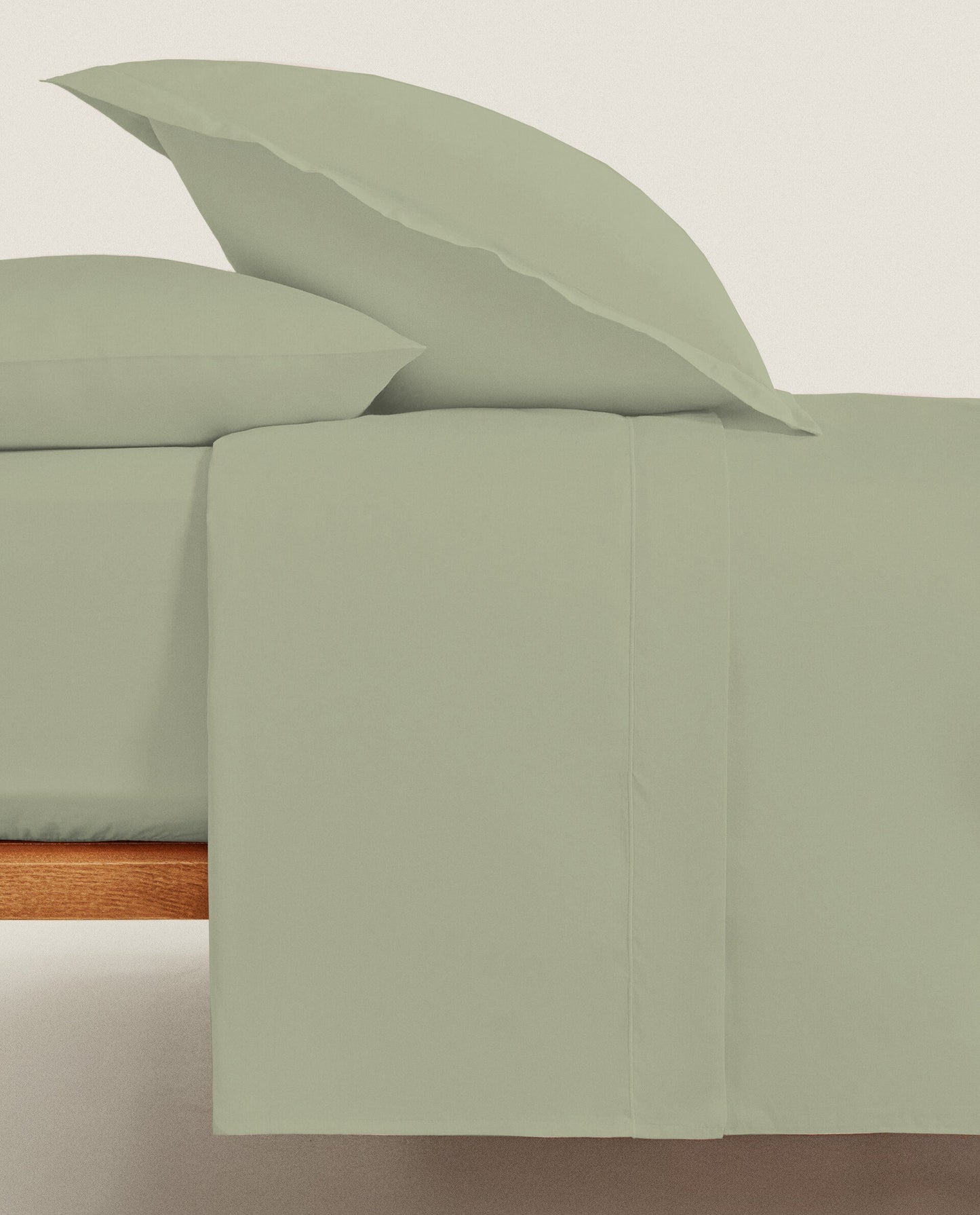 TEA GREEN | SOLID FLAT SHEET | 210TC