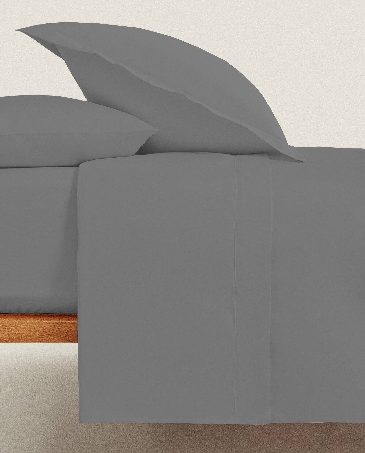 ASH GREY | SOLID FLAT SHEET | 210TC