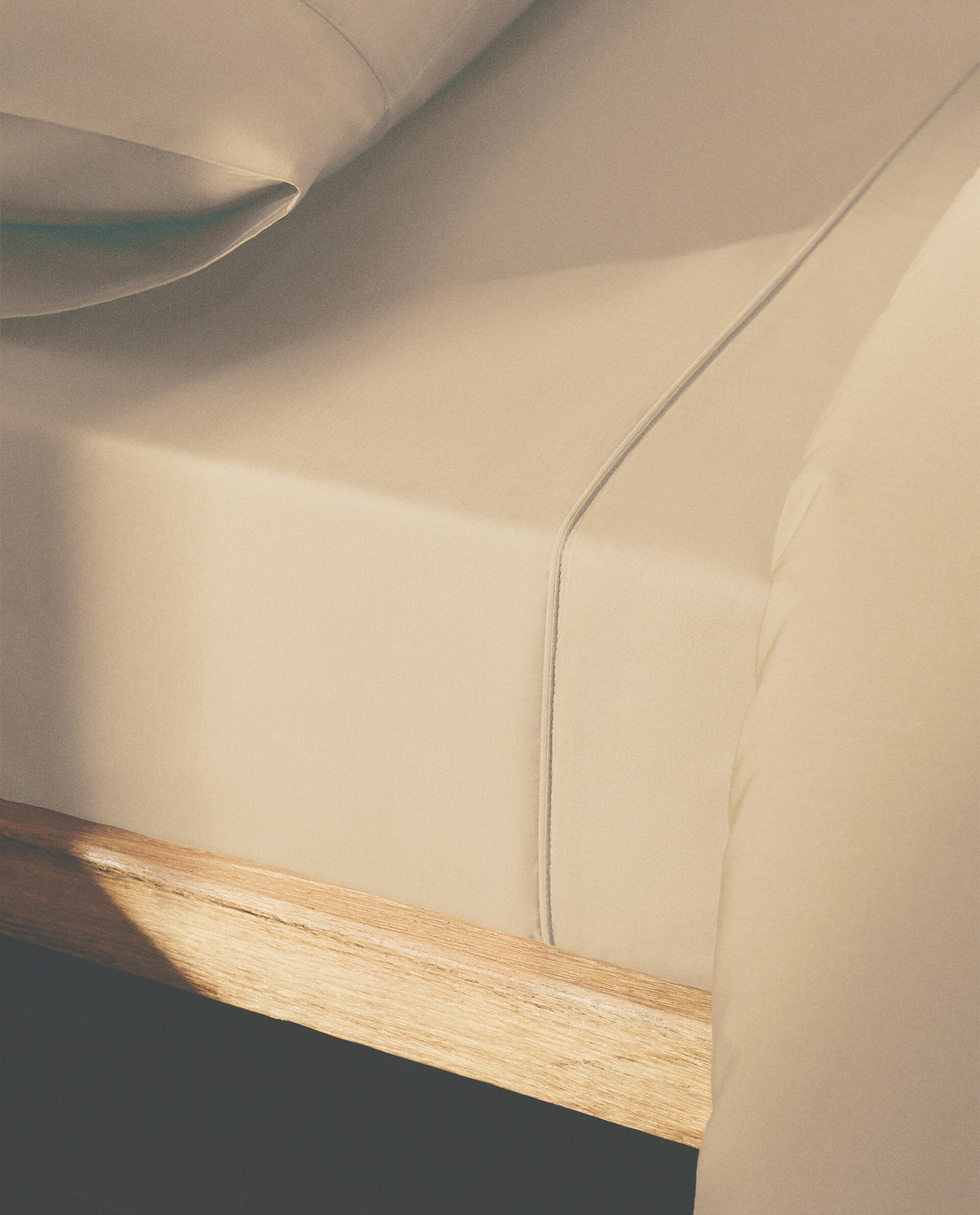KHAKI | SOLID FLAT SHEET | 210TC