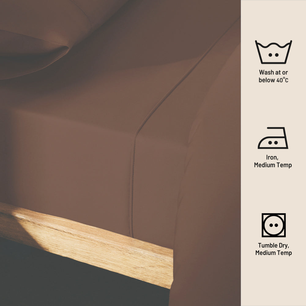 COFFEE | SOLID FLAT SHEET | 210TC