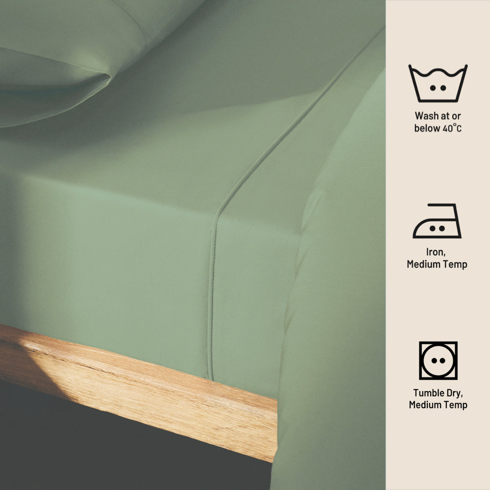 AQUA GREEN | SOLID FLAT SHEET | 210TC