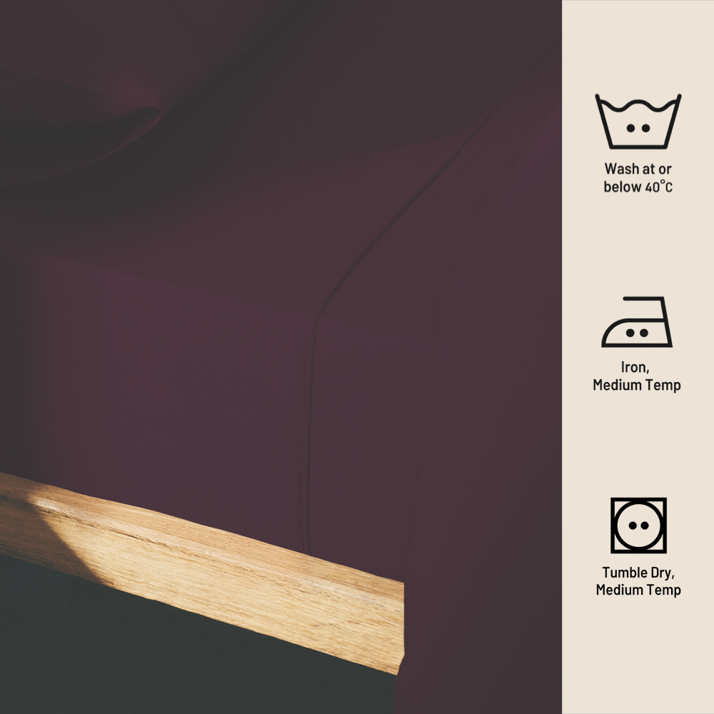 WINE | SOLID FLAT SHEET | 210TC