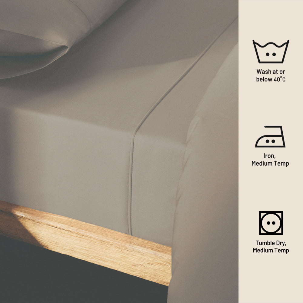 ASH GREY | SOLID FLAT SHEET | 210TC