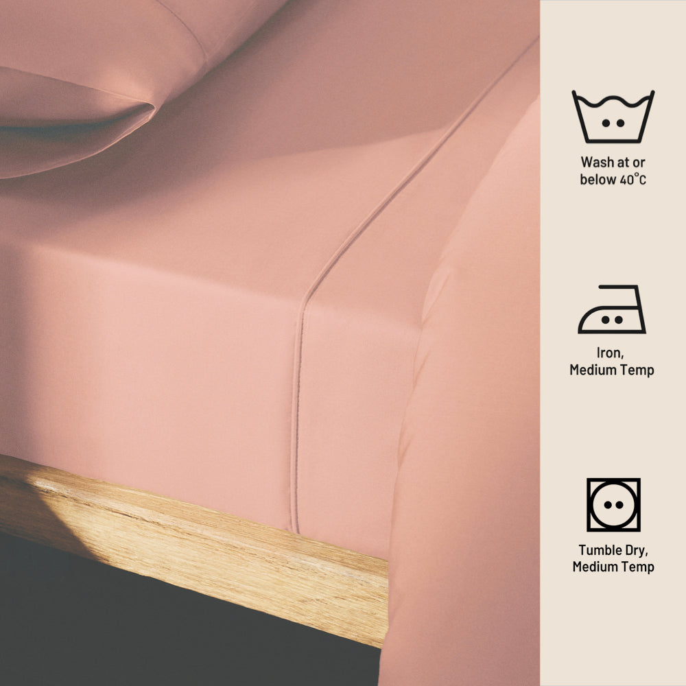 DUSTY ROSE | SOLID FLAT SHEET | 210TC