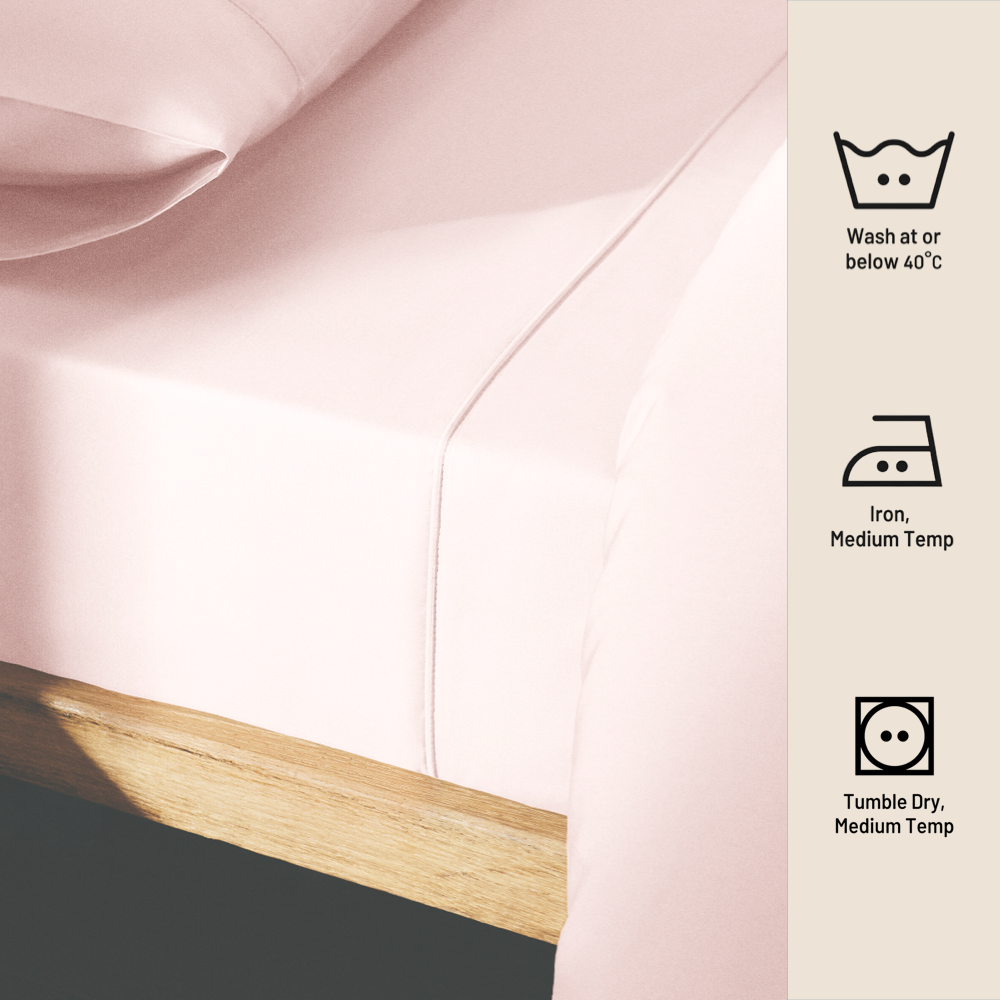 BLUSH | SOLID FLAT SHEET | 210TC