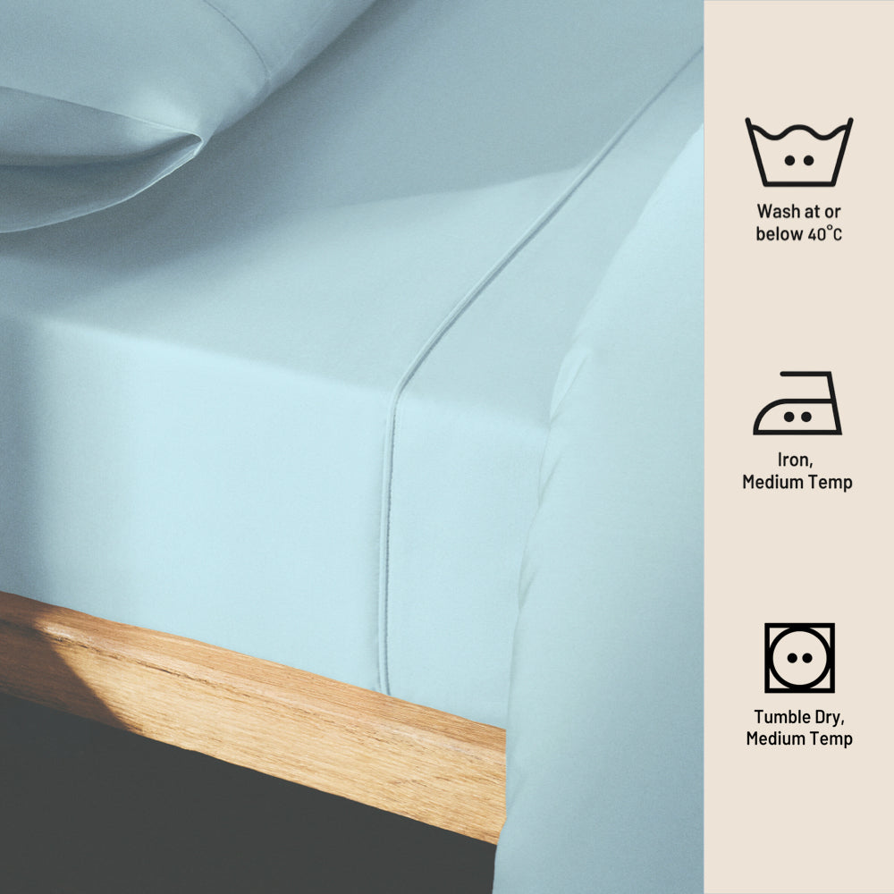 SKY BLUE | SOLID FLAT SHEET | 210TC