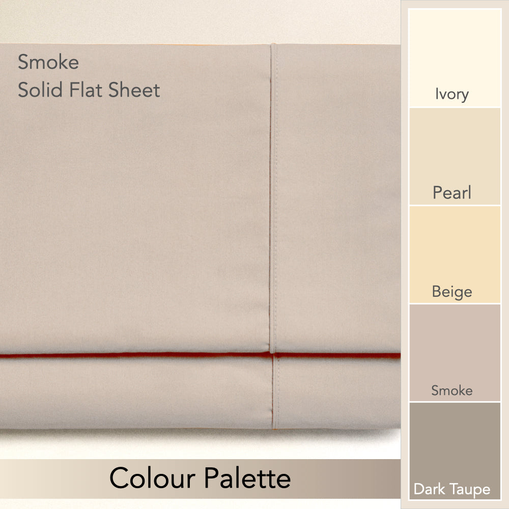 SMOKE | SOLID FLAT SHEET | 210TC
