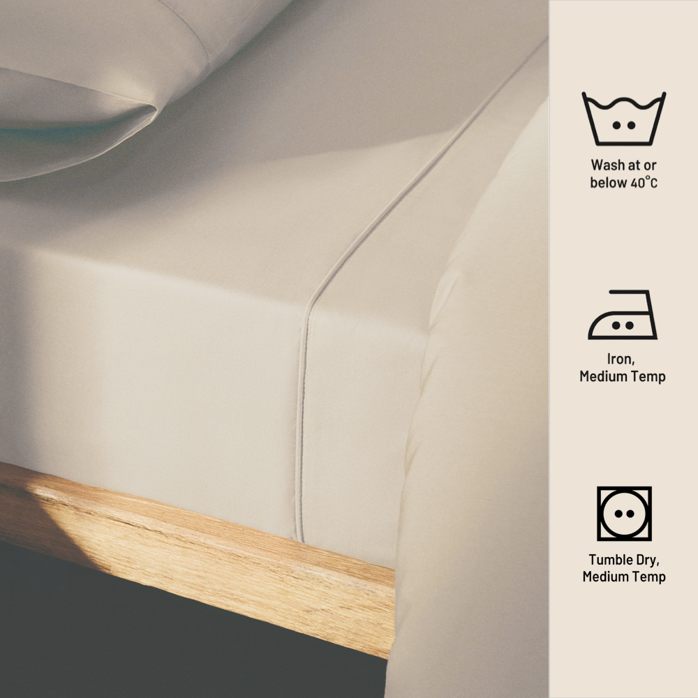 SILVER GREY | SOLID FLAT SHEET | 210TC