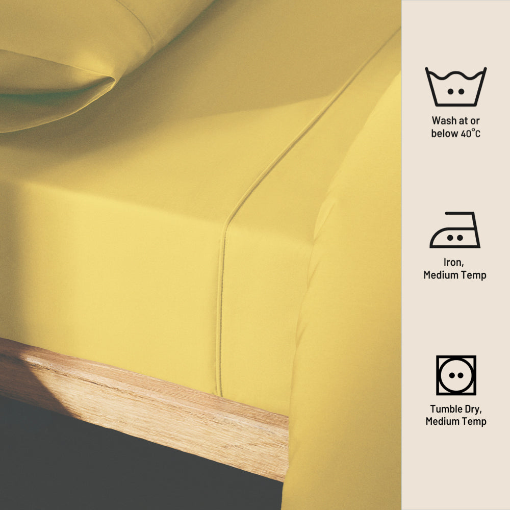 GOLD | SOLID FLAT SHEET | 210TC